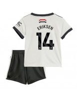 Manchester United Christian Eriksen #14 Alternativní dres pro děti 2024-25 Krátký Rukáv (+ trenýrky)